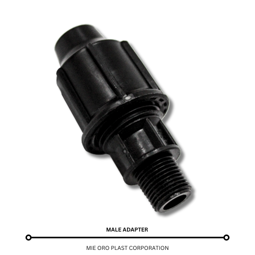 Plastic Compression Fittings Male Adapter