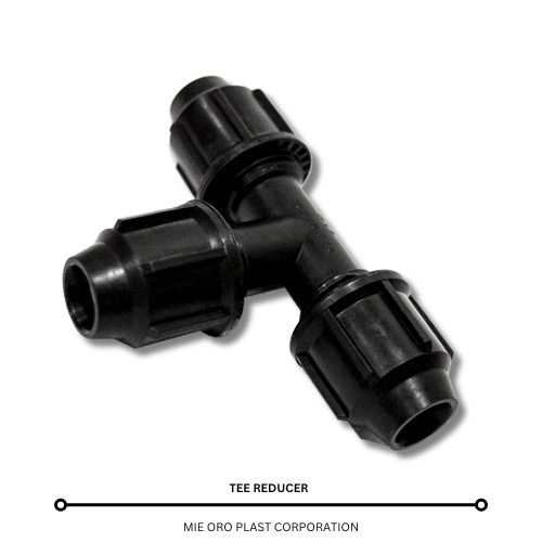 Plastic Compression Fittings Tee Reducer